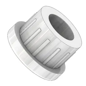 Pe-182 Power10 Parts Nylon Bushing 7/8in Od X 1/2in Id 11/16in Oal