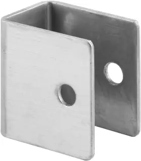 656-8196 Prime-line Sentry Supply U-bracket For 3/4 Inch Panels Chrome