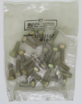 10-53167 Quicksilver New Mercury Marine Boat Oem Screw Lot Of 21 Part No