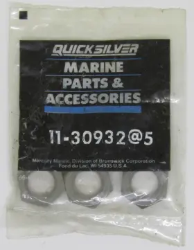 11-30932 Quicksilver New Mercury Marine Boat Oem Nut Pack Of 5 Part No