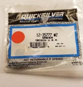 12-35777 Quicksilver Mercury Marine Washer 2 Oem