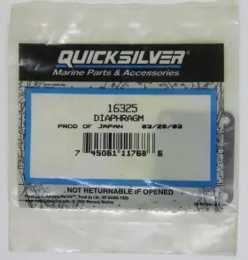 16325 Quicksilver New Mercury Marine Boat Oem Diaphragm Part No