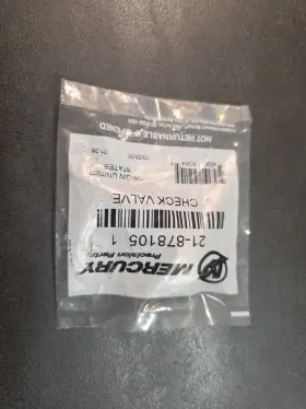 21-878105 Quicksilver New Mercury Marine Boat Oem Check Valve Part No. 1