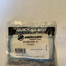22-853339 Quicksilver Mercury Fitting Brass 90 Degree Oem Part 4 New Gg-2-3
