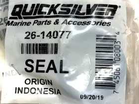 26-14077 Quicksilver Mercury Seal Oem 12.00 Free Shipping