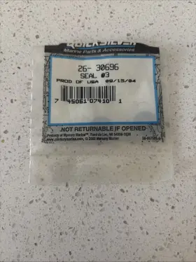 26-30696 Quicksilver Lot Of 2 New Nos Mercury Marine Boat Oem Seal Part # Mq74