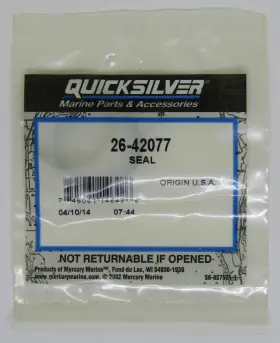 26-42077 Quicksilver New Mercury Marine Boat Oem Seal Part No
