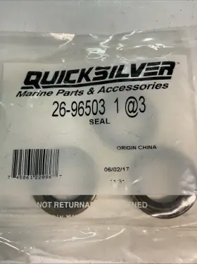 26-96503 Quicksilver Mercruiser Driveshaft Lower Housing Seal Oem Lot Of 3