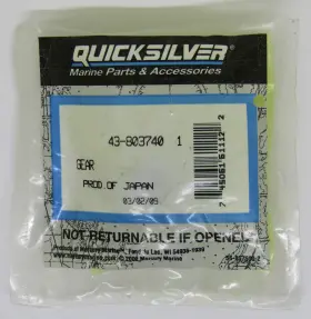 43-803740 Quicksilver New Mercury Marine Oem Gear Part No. 1
