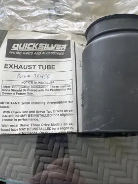 78458 Quicksilver Exhaust Bellow Tube - Bell Housing