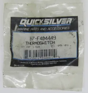87-f404449 Quicksilver New Mercury Marine Boat Oem Thermoswitch Part No