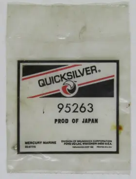 95263 Quicksilver New Mercury Marine Boat Oem Needle Valve Part No