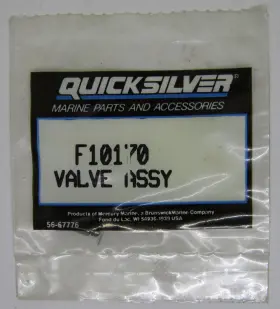 F10170 Quicksilver New Mercury Marine Boat Oem Valve Assembly Part No
