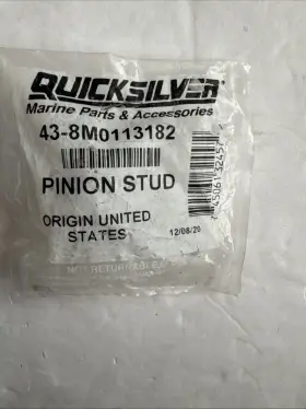 43-8m0113182 Quicksilver/mercruiser 8m0113182 43-818381 2 Pinion Stud Fmercury