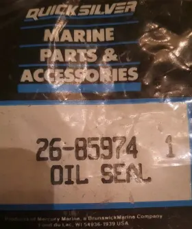 26-85974 Quicksilver Mercury One New Oem Part Oil Seal Equivalent 1