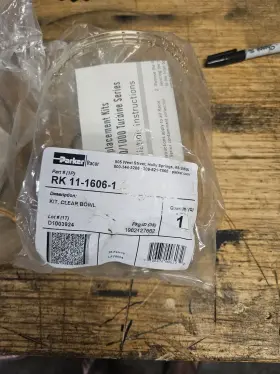 Rk11-1606-1 Racor/parker Rk1116061 Rk 11-1606-1 Clear Bowl 900ma-1000ma Also Fh Models New Rk11-1606-1 Racor/parker Rk1116061 Rk 11-1606-1 Clear Bowl 900ma-1000ma Also Fh Models New