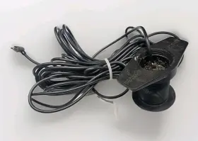 408p Radarsonics Low Profile Thru-hull 38 Degree Nylon Transducer Sonar