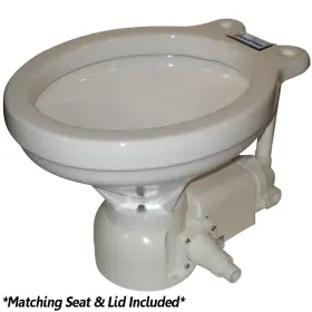 160hi012 Raritan Sea Era Electric Toilet - Household Style Integral Pump Straight 90