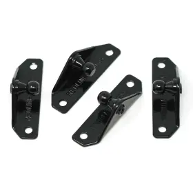 Rt-60-00001-4 Redline Tuning 10mm Ball-stud Mounting Brackets Pack Of 4 Low Profile Black Powder-coated