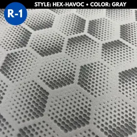 Sk3mm-r-1-hex-havoc Reflex Hex-havoc 3mm Fully Lasered Sheet With Pressure Sensitive Adhesive