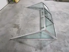 Gbp001822 Rinker 1984 V170 Boat Windshield Window Walk Through 68 Inch Wide #2