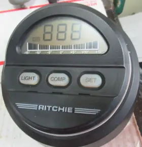 Mg-11d Ritchie Boat Maglone Self-contained Electronic Compass Deck Mount As Is #2