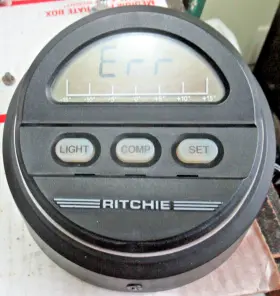 Mg-11d Ritchie Boat Maglone Self-contained Electronic Compass Deck Mount As Is #3