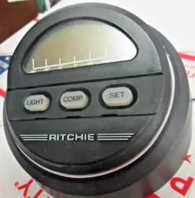 Mg-11d Ritchie Boat Maglone Self-contained Electronic Compass Deck Mount As Is