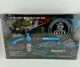 Salty Captain 935802000533 S Musket 2-in-1 Salt Wash Flush Gun Boat Car/jet/ski Nib