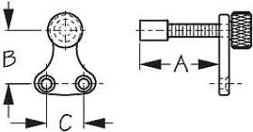 322210-1 Sea-dog Anti-rattle Window Stop #2