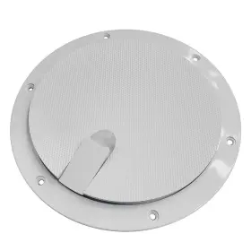 336282-1 Sea-dog Pop-out Textured Deck Plate - White 8 Inch