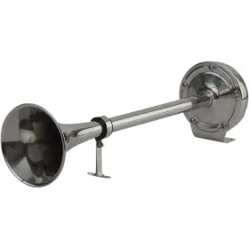 431510-1 Sea-dog Maxblast Stainless Steel Trumpet 12v Horn - Single