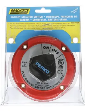 11551 Seachoice Battery Select Switch Without Lock On-off Perko