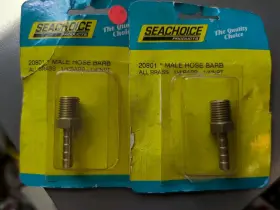 20801 Seachoice 2 Hose Barb 1/4 Inch Npt Male Threads X Nos