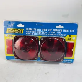 50-52921 Seachoice Submersible Over 80 Inch Wide Boat Trailer Tail Light Set 52921