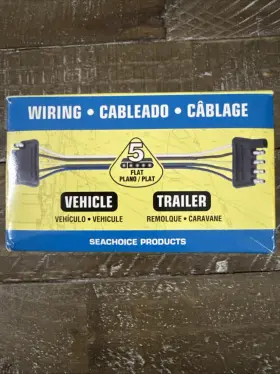 50-57881 Seachoice Flat 5 Way Male Trailer Side Wire Connector For Boat Trailers - 12 Inch 50-57881 Seachoice Flat 5 Way Male Trailer Side Wire Connector For Boat Trailers - 12 Inch