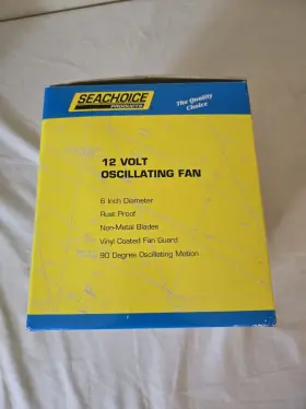 50-71451 Seachoice 6 Inch 12v Oscillating Fan Model 71451 #2