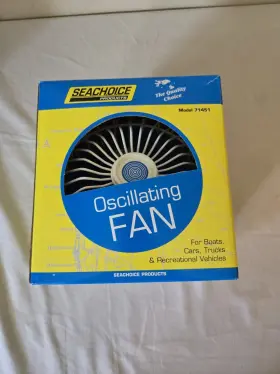 50-71451 Seachoice 6 Inch 12v Oscillating Fan Model 71451