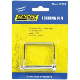 52091 Seachoice 1/4 Inch X 1-7/8 Locking Pin Fits 1-3/4 Coupler 52091 Seachoice 1/4 Inch X 1-7/8 Locking Pin Fits 1-3/4 Coupler