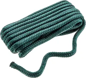 Seachoice 719249396811 Double-braid Nylon Dock Line One Size Forest Green