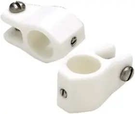 76161 Seachoice Lot Of 2 Bimini Top White 7/8 Inch Jaw Slides New