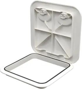 Pre1-370-375-01 Seaflo Marine Boat Deck Access Hatch And 14.75 Inch X 14.5 370mm 375mm White #2