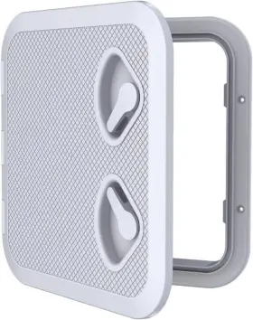 Pre1-370-375-01 Seaflo Marine Boat Deck Access Hatch And 14.75 Inch X 14.5 370mm 375mm White