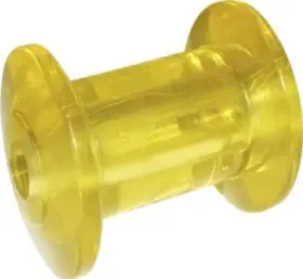 50080933 Seasense Spool Shaft Polymer Roller Boat Trailer 4 In X 5/8 Yellow For Marine