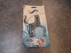 50091142 Seasense Nos Seasence Oar Lock Horns Chrome Plated Zamack
