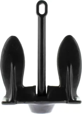 74538 Seasense Navy Anchor 20-pound Vinyl Coated Black