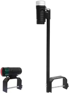 Ak-008 Sebnux Portable Battery Power Boat Navigation Light - Bow And Stern For Black