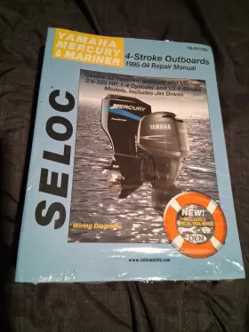 2.5-225hp Seloc 18-01705 Seloc/yamaha/merc Outboard Repair Manual 1995-04 1-4cyl #