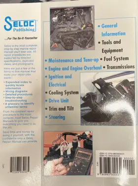 230-3208 Seloc Mercruiser Sterndrive Motor Engine Repair Manual 2001-08 Sec 3208 #2