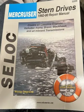 230-3208 Seloc Mercruiser Sterndrive Motor Engine Repair Manual 2001-08 Sec 3208